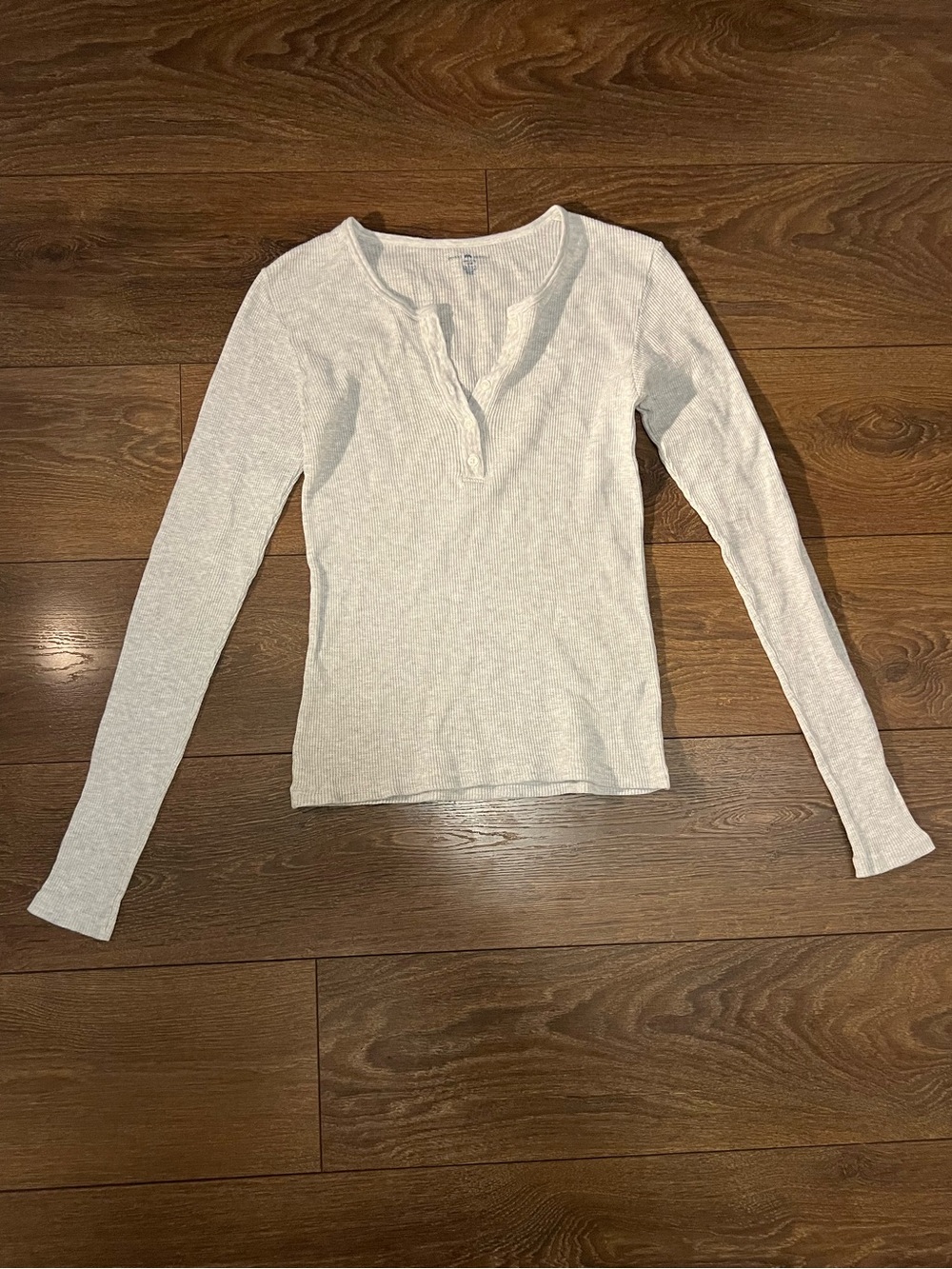 Brandy Ribbed Henley Top